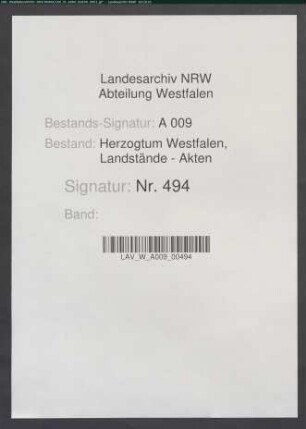 Landtagsabschied vom 22. 9. 1803 (Abschrift)
