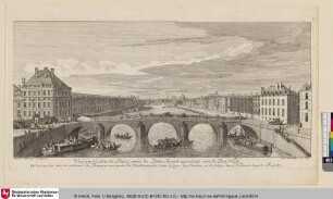 Vuë particuliere de Paris, prise du Pont Royal regardant vers le Pont Neuf