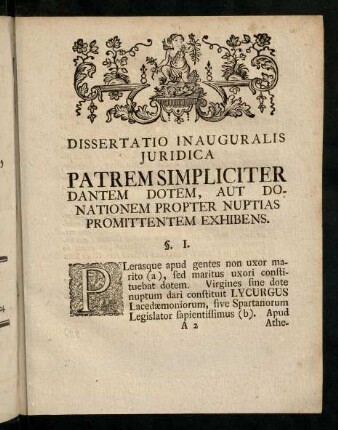 3-14, Patrem Simpliciter Dantem Dotem