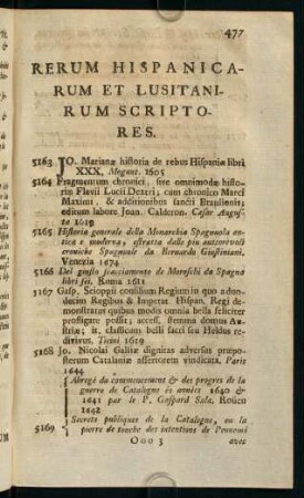 477-494, Rerum Hispanicarum et Lusitanirum Scriptores - Rerum Asiaticarum, Africanarum, Americanarum, Diversarumque Peregrinationum Scriptores