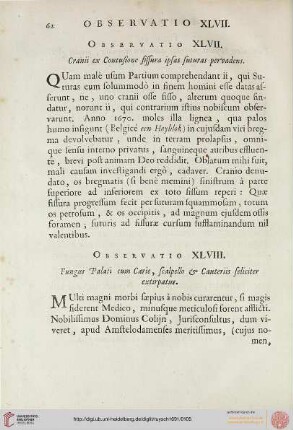 Observatio XLVII