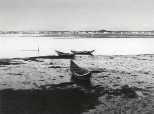Ebbe in der Lagune bei Costa Nova (Aveiro)