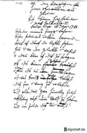 1304: Brief von Anna Louisa Karsch an Matthias Leberecht Caspar Gleim