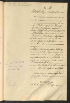 Standesamtsbuch der Stadt Aschaffenburg: Geburten 365/1900 - 184/1901