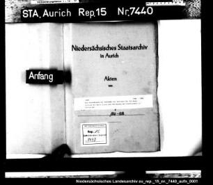 Die Genehmigung zur Aufnahme von Anleihen für den Wegeverband des Amtes Esens und dem Ausbau der Landstraßen in diesem Amt