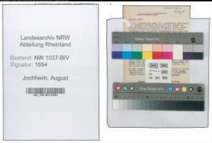 Entnazifizierung August Jochheim , geb. 24.06.1903 (Kaufmann)