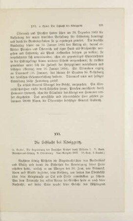 XVI. Die Schlacht bei Königgrätz