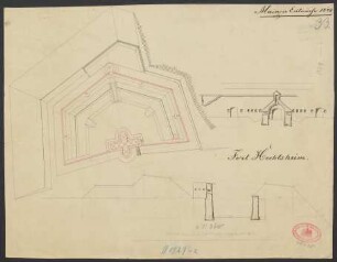 Fort Hechtsheim : Mainzer Entwürfe 1842