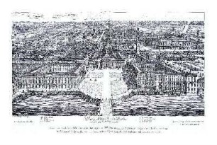 Schlüters Entwurf zur Gestaltung des Schloßplatzes (um 1710)