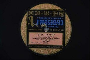 Saper vorreste : "Un ballo in maschera"; (You'd fain be hearing) / (Verdi)