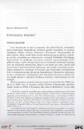 17: Topografia sukcesu