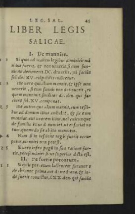 Liber legis salicae.