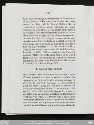 Le pouvoir turc s'installe