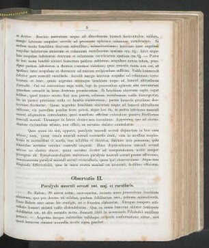 Observatio II. Paralysis musculi serrati ant. maj. et cucullaris.