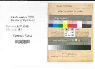 Entnazifizierung Franz Kummer , geb. 03.03.1890 (Polizeibeamter)