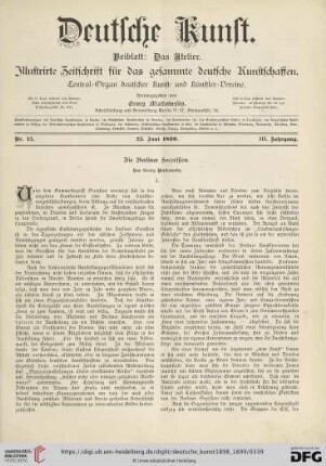 Nr. 15 (25. Juni 1899)