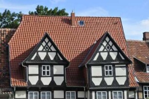 Quedlinburg - Dachgiebel am Klopstockhaus