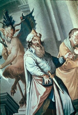 Gebet des Zöllners und Pharisäers im Tempel
