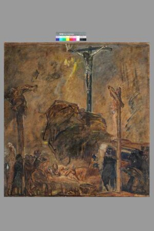 Golgatha (Skizze zum zerstörten Fresko in der friedenskirche zu Ludwigshafen)
