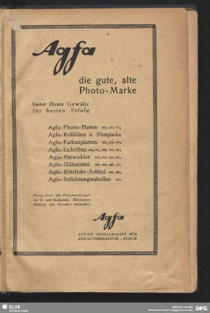 Agfa - die gute, alte Photo-Marke