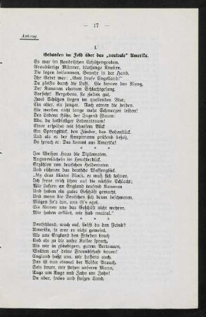 17-23, Anlage