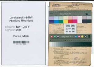 Entnazifizierung Maria Bohne , geb. 21.01.1892 ()
