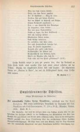 217-224 Empfehlenswerthe Schriften