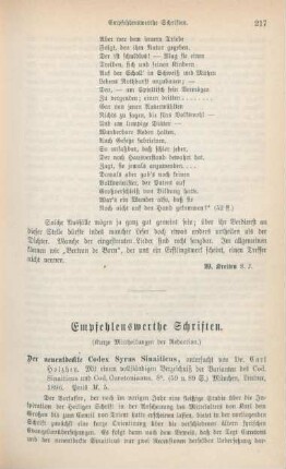 217-224 Empfehlenswerthe Schriften