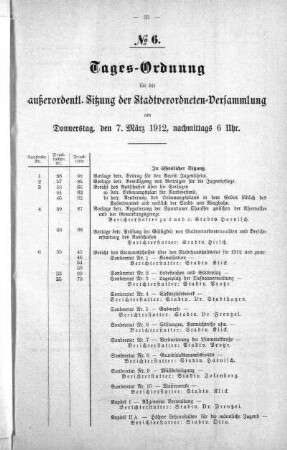 Tages-Ordnung No. 6 (65), 07. März 1912
