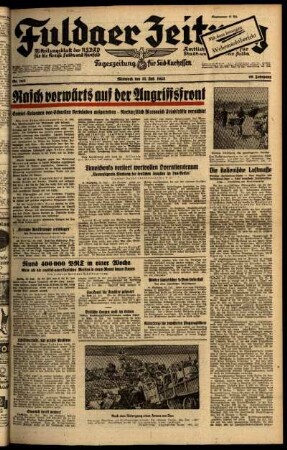 Ausgabe vom Mittwoch, den 15. Juli 1942.