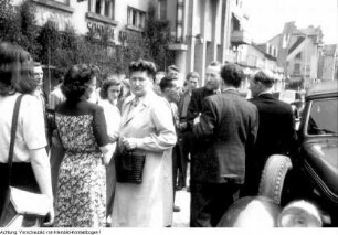 Meißen. 2. Parlament der Freien Deutschen Jugend (FDJ), Veranstaltungen u.a. mit Wilhelm Pieck, Otto Grotewohl und Walter Ulbricht, Pfingsten 1947