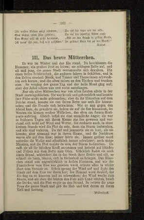 181. Das brave Mütterchen.