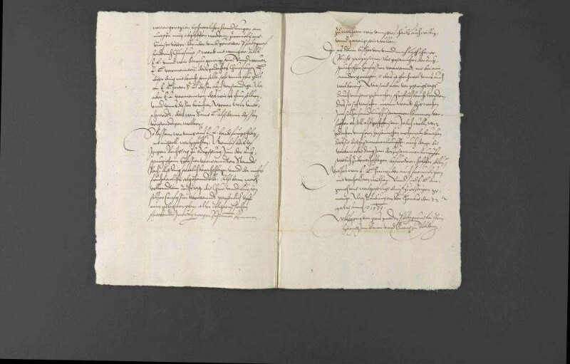 Bemühungen Herzog Christophs von Württemberg und Pfalzgraf Wolfgangs um den in spanischer Gefangenschaft befindlichen Rhein- und Wildgrafen Johann Philipp auszulösen und nach zweijähriger Verstrickung wieder zu befreien.