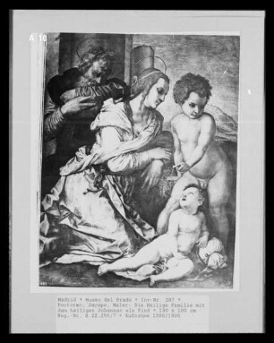 Die Heilige Familie mit dem heiligen Johannes als Kind