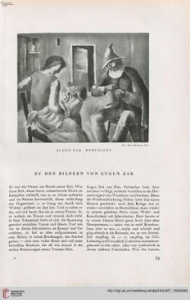43: Zu den Bildern von Eugen Zak