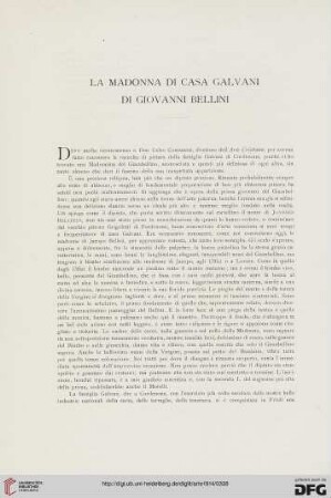 17: La Madonna di casa Galvani di Giovanni Bellini