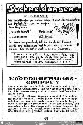 Suchmeldungen