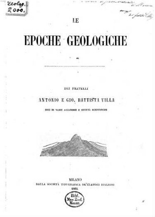 Le epoche geologiche