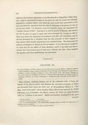 Chapter XX. The origin of Kaniya or Crishna. - ...