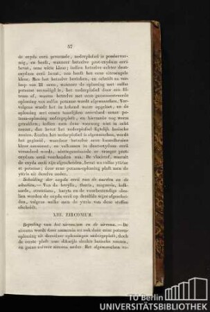 XIII. Zirconium.