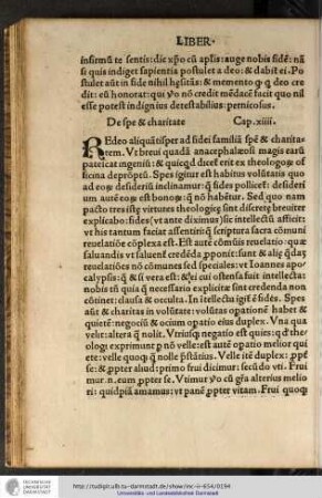 De spe et charitate.