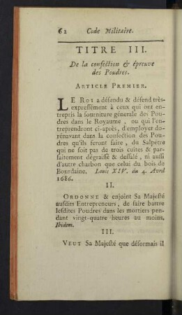 Titre III.