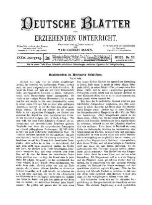 Bilderreden in Herbarts Schriften