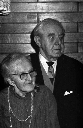 Diamanthochzeit der Eheleute Willi und Marta Riesch aus der Albert-Braun-Straße