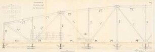 Kanalbrücke im Zuge der Brieg-Schreibendorfer Chaussee, Brieg: Träger: Ansicht, Details 1:10