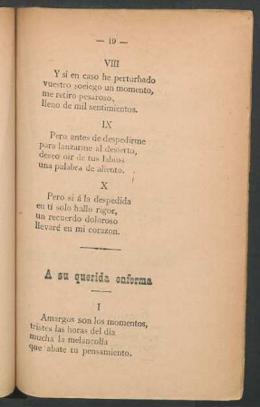A su querida enferma