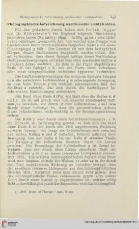 15: Photographische Aufzeichnungen oscillirender Lichtstrahlen