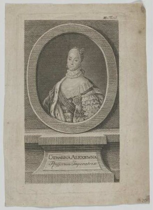 Bildnis der Catharina Alexiewna, Zarin von Russland