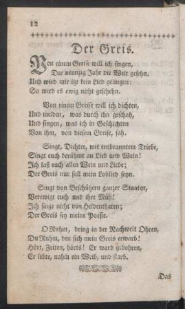 Der Greis
