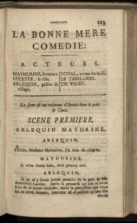La Bonne Mere Comedie: